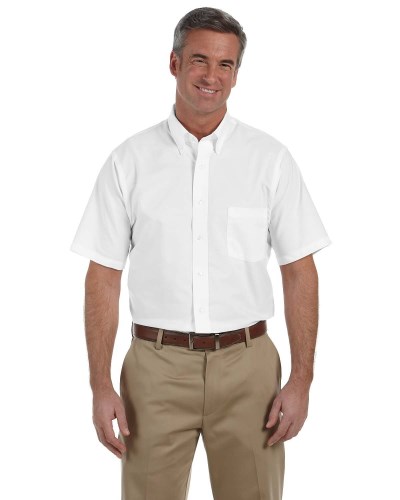 Van Heusen 56850 Men's Short-Sleeve Wrinkle-Resistant Oxford