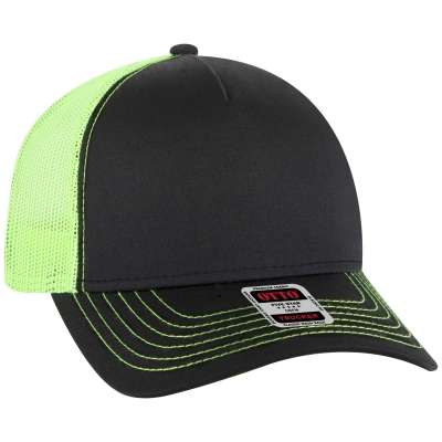 OTTO CAP 102-664 5 Panel Low Profile Mesh Back Trucker Hat for Adult