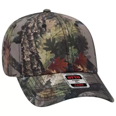 OTTO CAP 103-1263 Camouflage 6 Panel Low Profile Baseball Cap for Adult