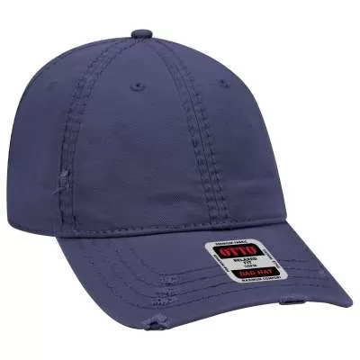 OTTO CAP 104-1018 6 Panel Low Profile Dad Hat for Adult