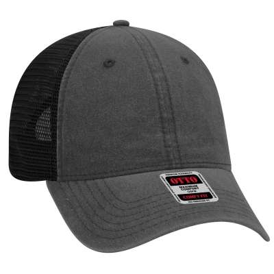 OTTO CAP 121-1202 "OTTO COMFY FIT" 6 Panel Low Profile Mesh Back Trucker Hat for Adult