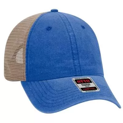 OTTO CAP 121-1202 "OTTO COMFY FIT" 6 Panel Low Profile Mesh Back Trucker Hat for Adult