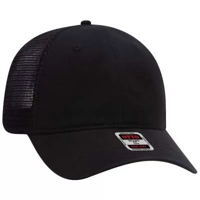 OTTO CAP 121-858 6 Panel Low Profile Mesh Back Trucker Dad Hat for Adult