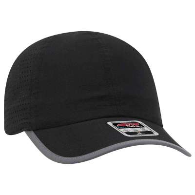 OTTO CAP 133-1258 Reflective 6 Panel Running Hat for Adult