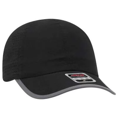 OTTO CAP 133-1258 Reflective 6 Panel Running Hat for Adult