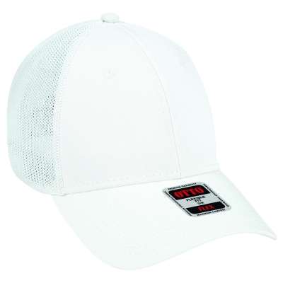 OTTO CAP 135-1230 "OTTO FLEX" 6 Panel Low Profile Mesh Back Trucker Hat