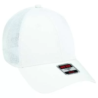 OTTO CAP 135-1230 "OTTO FLEX" 6 Panel Low Profile Mesh Back Trucker Hat