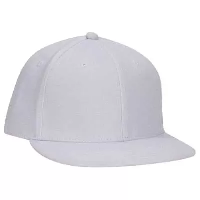 OTTO CAP 13-680 "OTTO FLEX" 6 Panel Mid Profile Flat Visor Baseball Cap