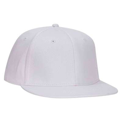 OTTO CAP 13-725 "OTTO FLEX" 6 Panel Mid Profile Flat Visor Baseball Cap