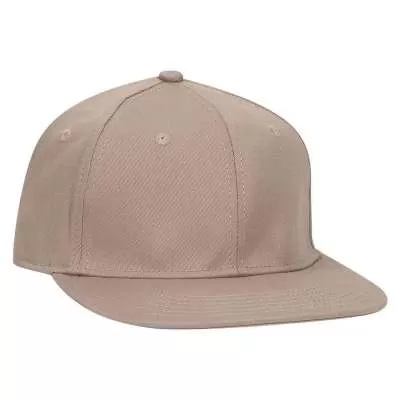 OTTO CAP 13-725 "OTTO FLEX" 6 Panel Mid Profile Flat Visor Baseball Cap