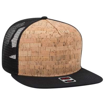 OTTO CAP 154-1174 "OTTO SNAP" 5 Panel Mid Profile Mesh Back Trucker Snapback Hat for Adult