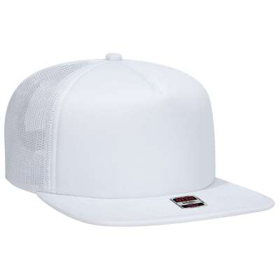 OTTO CAP 164-1190 "OTTO SNAP" 5 Panel Mid Profile Mesh Back Trucker Snapback Hat for Adult