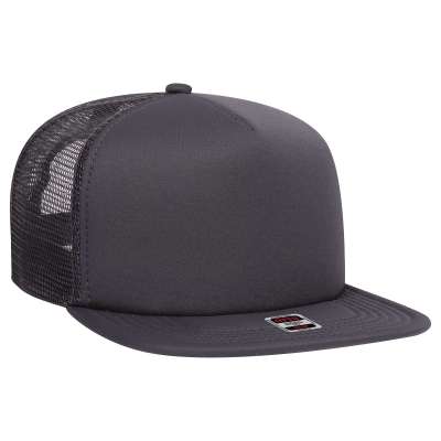 OTTO CAP 164-1190 "OTTO SNAP" 5 Panel Mid Profile Mesh Back Trucker Snapback Hat for Adult