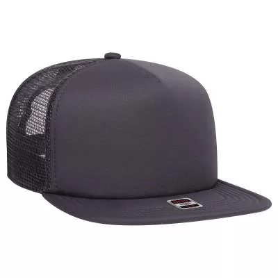 OTTO CAP 164-1190 "OTTO SNAP" 5 Panel Mid Profile Mesh Back Trucker Snapback Hat for Adult