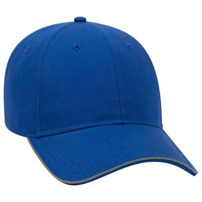 OTTO CAP 19-1261 Reflective 6 Panel Low Profile Baseball Cap for Adult