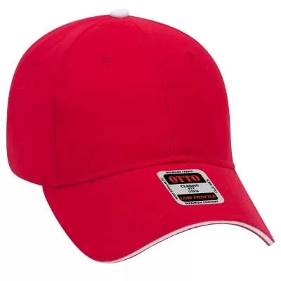 OTTO CAP 23-430 6 Panel Low Profile Baseball Cap for Adult