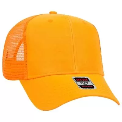 OTTO CAP 30-287 6 Panel Mid Profile Mesh Back Trucker Hat for Adult