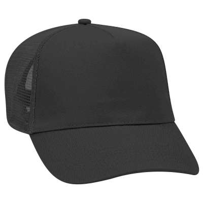 OTTO CAP 32-1104 5 Panel Mid Profile Mesh Back Trucker Hat for Adult