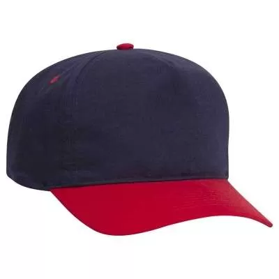 OTTO CAP 37-025 5 Panel High Crown Baseball Cap for Adult