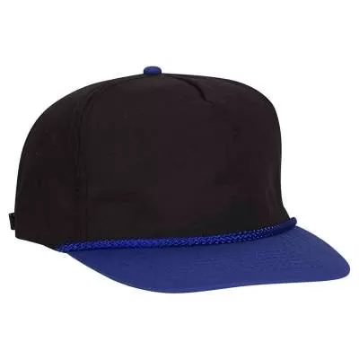 OTTO CAP 37-143 5 Panel High Crown Baseball Cap for Adult