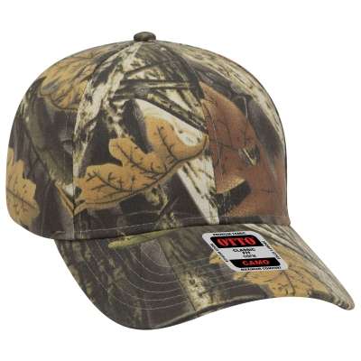 OTTO CAP 78-835 Camouflage 6 Panel Low Profile Baseball Cap for Adult