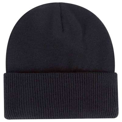 OTTO CAP 82-1316 12" Classic Knit Beanie w/ Inside Fleece Lining & Rib Knit Cuff for Adult