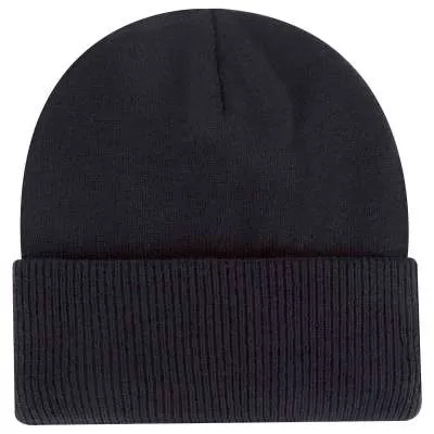 OTTO CAP 82-1316 12" Classic Knit Beanie w/ Inside Fleece Lining & Rib Knit Cuff for Adult