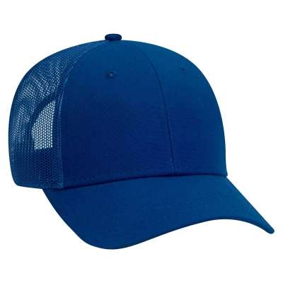 OTTO CAP 83-1273 6 Panel Low Profile Mesh Back Trucker Hat for Adult