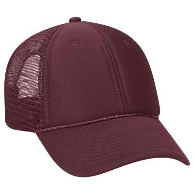 OTTO CAP 83-470 6 Panel Low Profile Mesh Back Trucker Hat for Adult