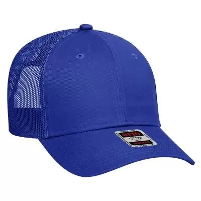 OTTO CAP 83-473 6 Panel Low Profile Mesh Back Trucker Hat for Adult