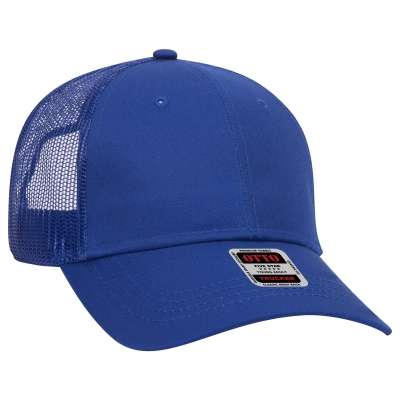 OTTO CAP 83-473-Y 6 Panel Low Profile Mesh Back Trucker Hat for Youth