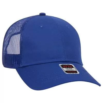 OTTO CAP 83-473-Y 6 Panel Low Profile Mesh Back Trucker Hat for Youth