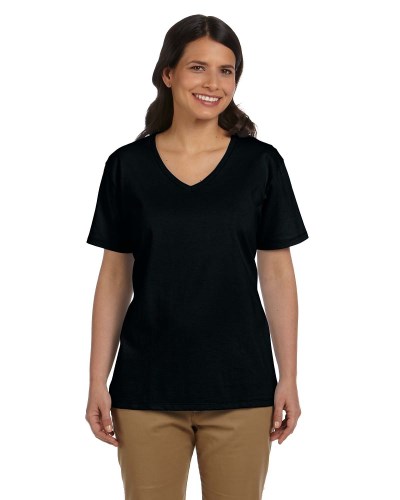 Hanes 5780 Ladies' 5.2 oz. Tagless® V-Neck T-Shirt