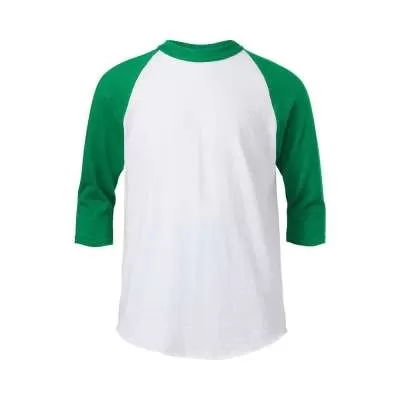 Soffe B209 Youth 3/4 Sleeve Midweight Classic Baseball Crew Neck Stylish Jersey