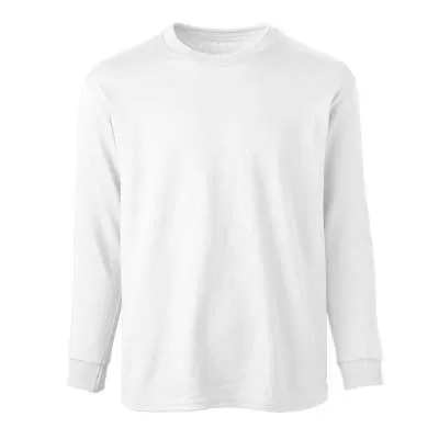 Soffe B375 Youth Long Sleeve Cotton Crew Neck Stylish T-Shirt