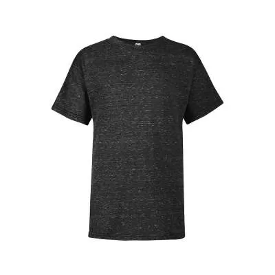 Delta Ringspun Youth Retail Fit Snow Heather Tee