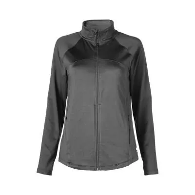 Soffe Women's Team Mock Neck Full Zip Jacket