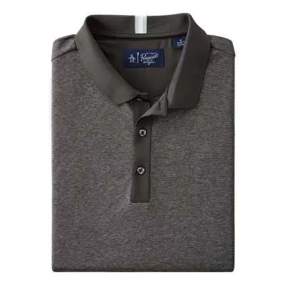 Original Penguin Intarsia Heathered Jacquard Polo