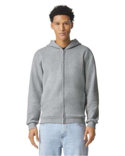 American Apparel RF497 ReFlex Fleece Unisex Full Zip Hoodie