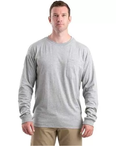 Berne BSM40T Tall Performance Long-Sleeve Pocket T-Shirt