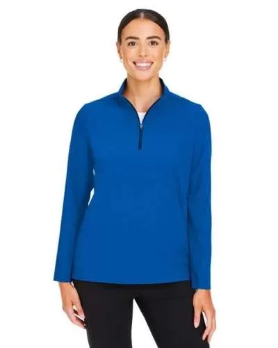 Devon & Jones DG410W CrownLux Performance? Ladies' Windsor Welded Quarter-Zip