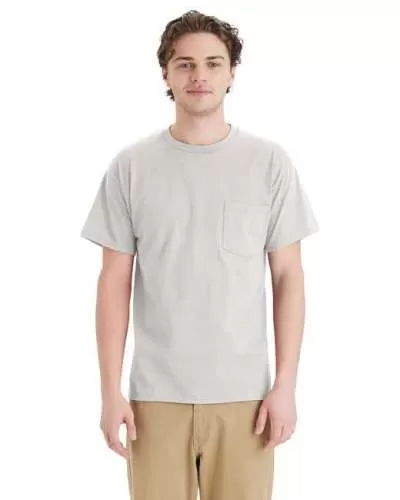 Hanes 5290P Unisex Essential Pocket T-Shirt