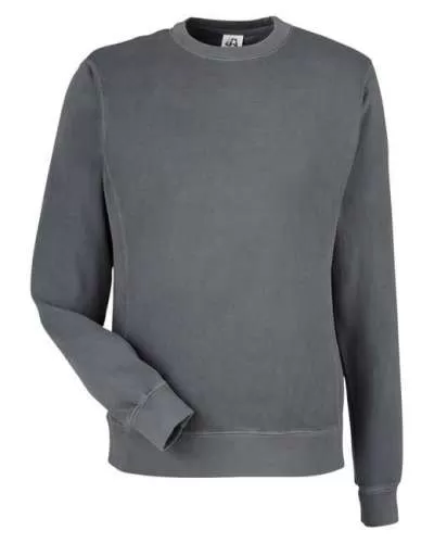 J America 8731JA Unisex Pigment Dyed Fleece Sweatshirt