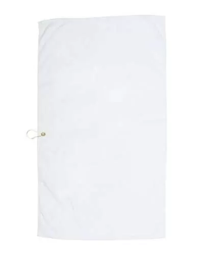 Pro Towels 2442GMT Golf-Caddy Towel with Center Brass Grommet & Hook