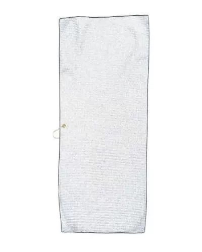 Pro Towels MW40CG Large Microfiber Waffle Golf Towel Brass Grommet & Hook