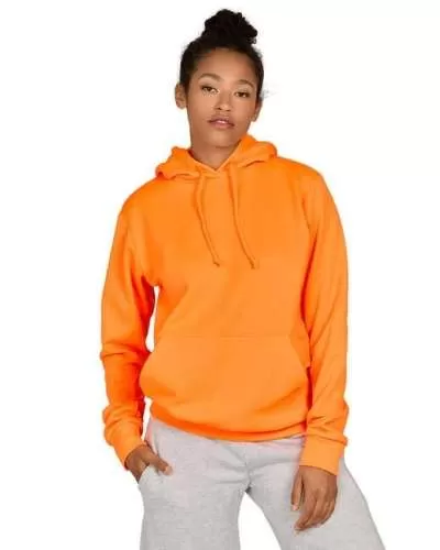 US Blanks US5412 Unisex Made in USA Neon Pullover Hooded Sweatshirt