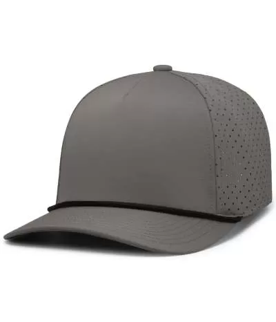 Pacific Headwear P424 Weekender  Perforated Snapback Cap