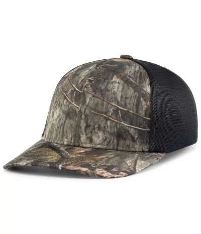 Pacific Headwear P691 Mossy Oak® Low-Profile Trucker PacFlex Cap