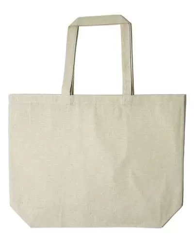 Liberty Bags OAD108R Jumbo Recycled Midweight Gusseted Canvas Tote