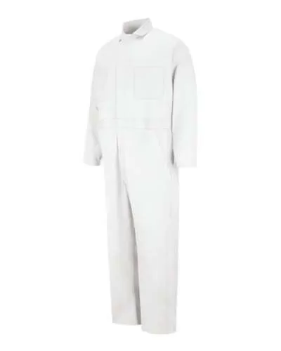 Button-Front Cotton Coverall - Tall Sizes